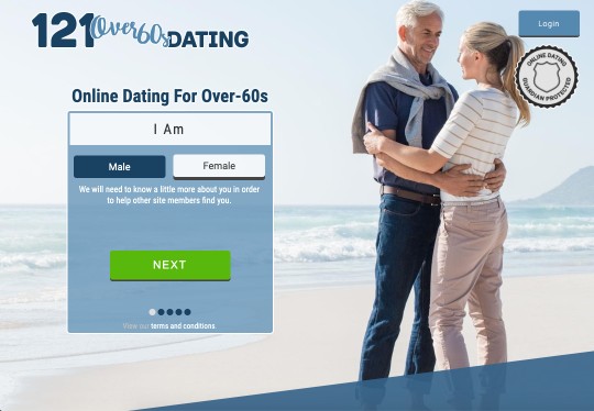 121 Over 60s Dating Logo