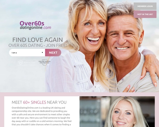 Over 60s Dating Online